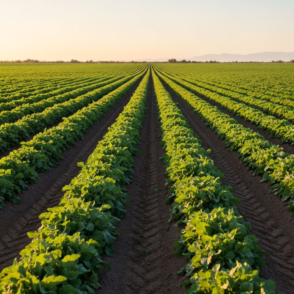 Farm landscape and cultivation